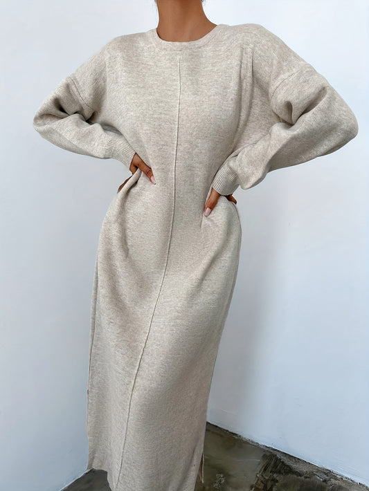 Robe automne beige