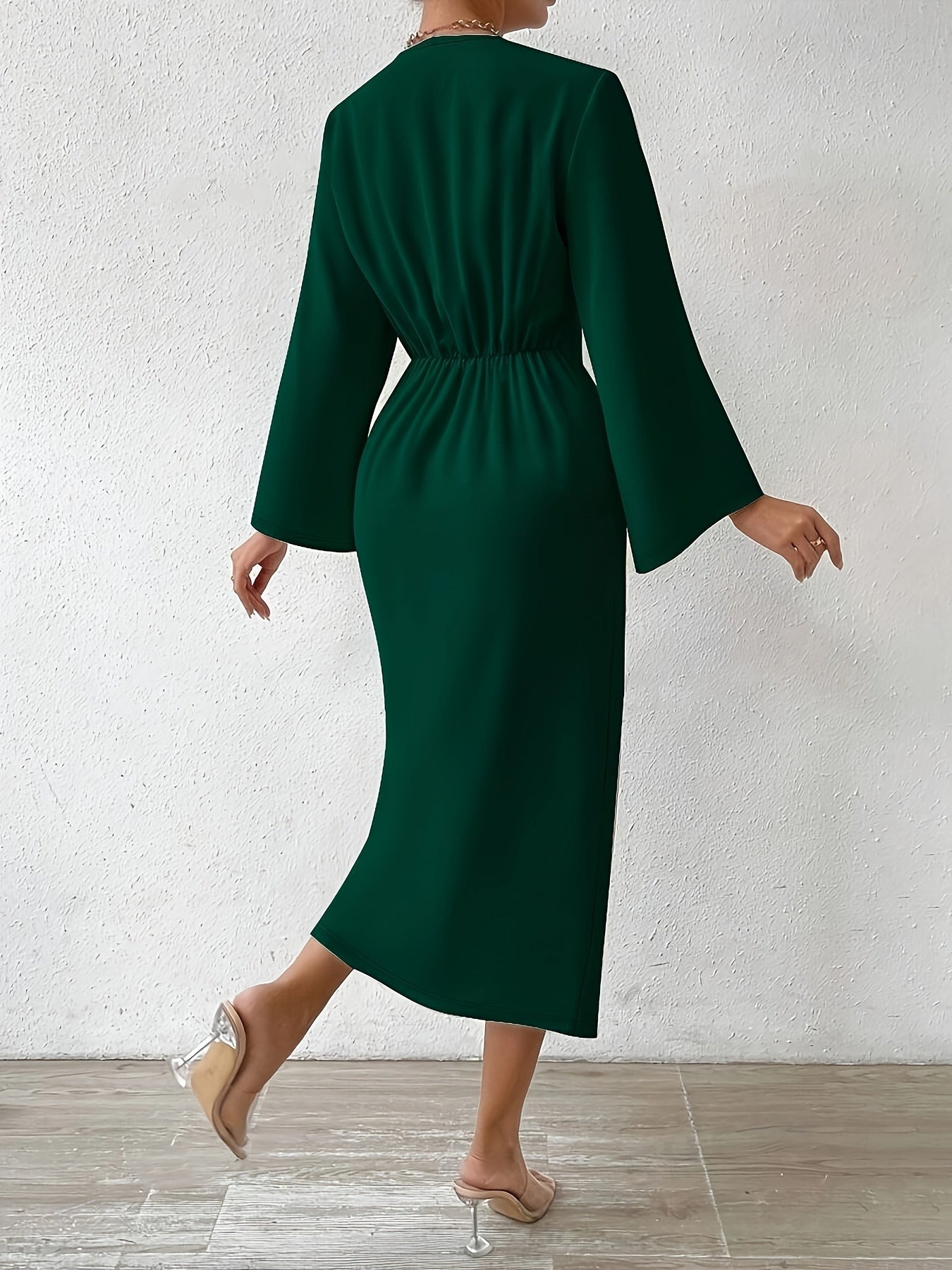 Robe automne verte