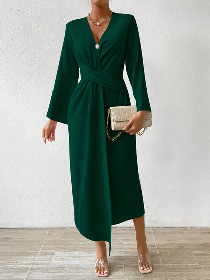 Robe automne verte