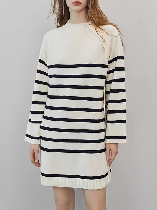 Robe marinière oversize