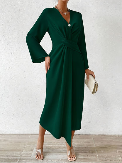 Robe automne verte