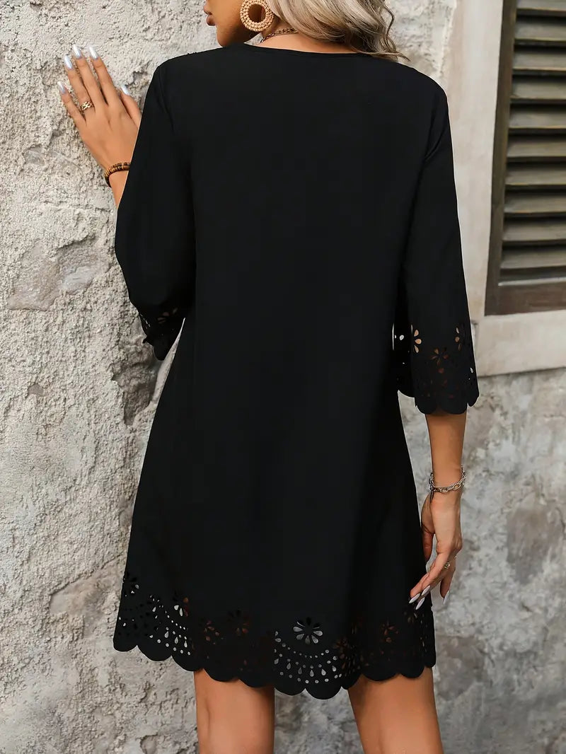 Robe shops broderie anglaise noire