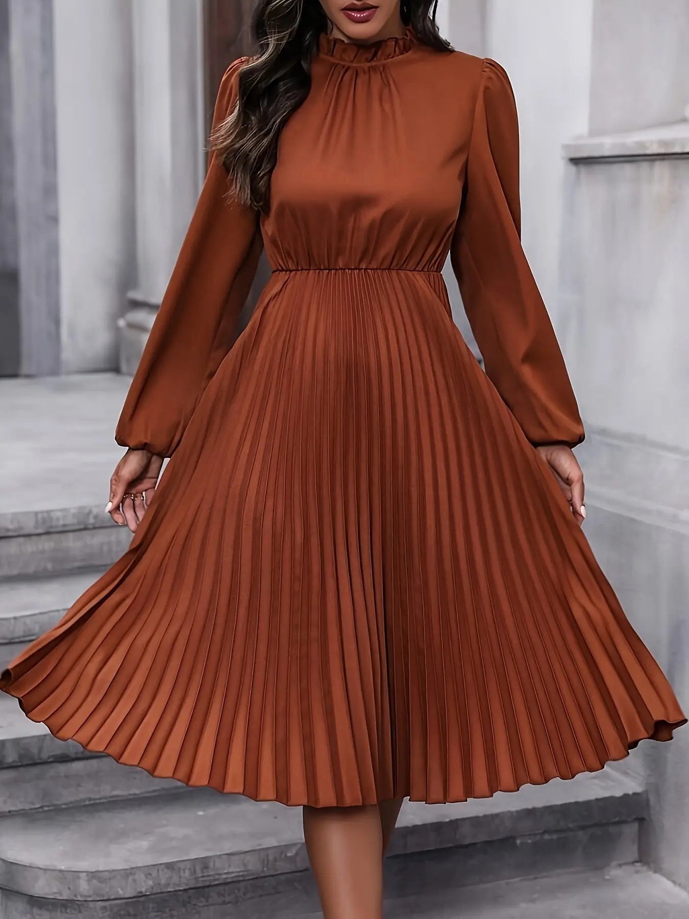 Robe automne marron Maptitrobe