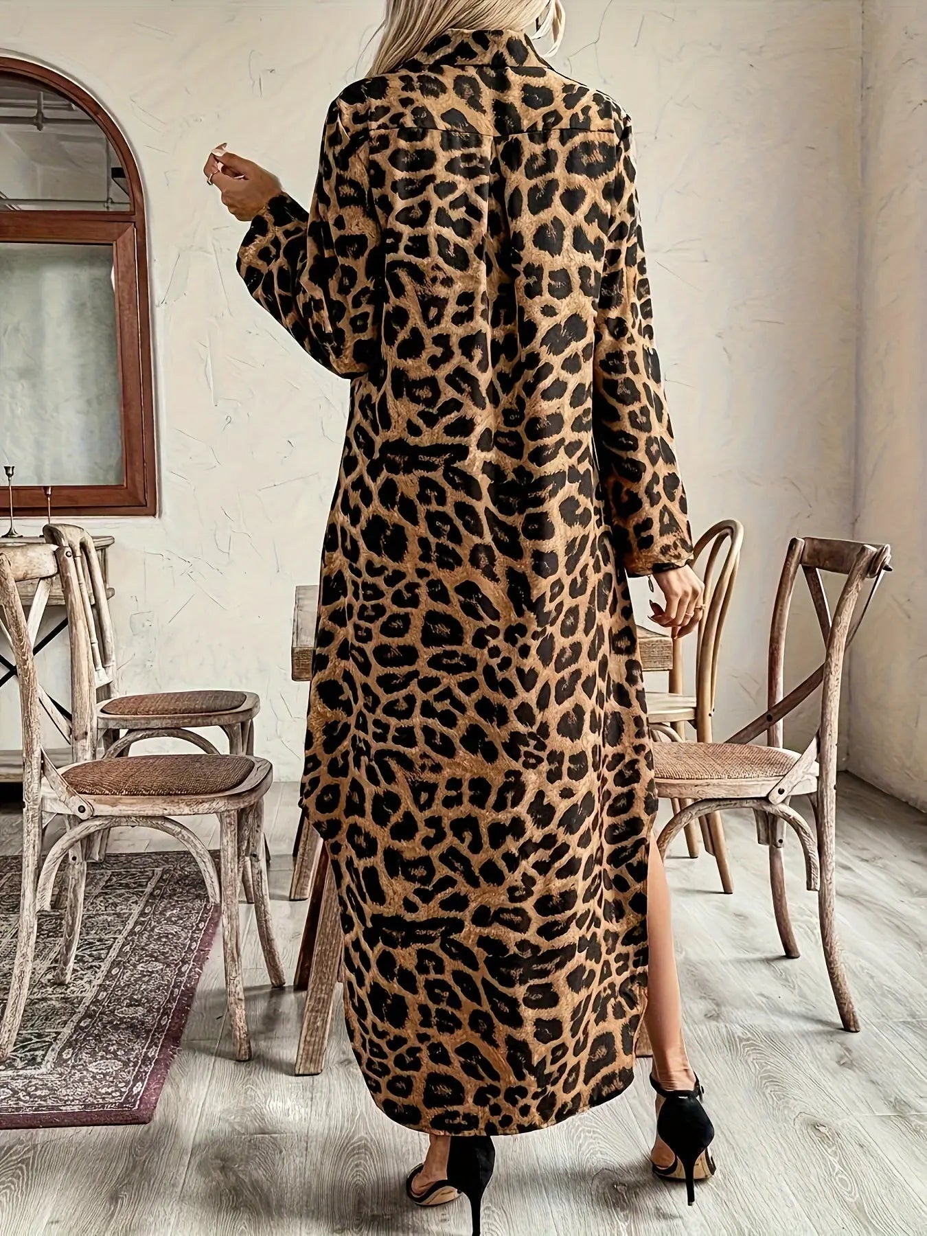 Robe chemise leopard Maptitrobe