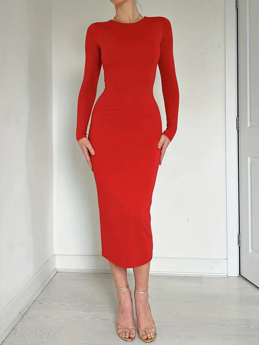 Robe rouge droite Maptitrobe