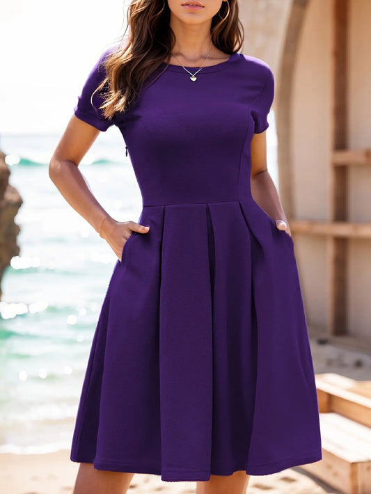 Robe violet foncé Maptitrobe