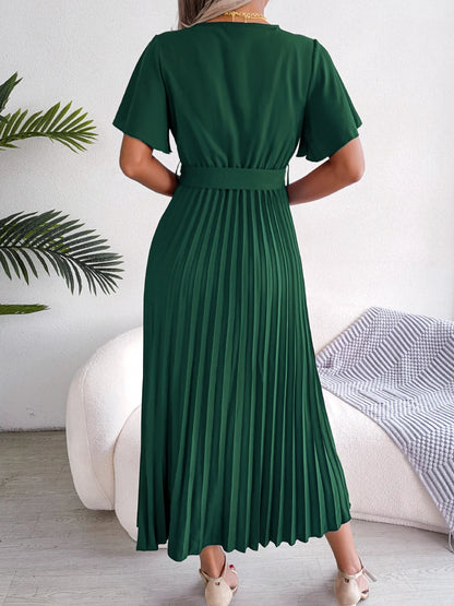 Robe verte ceremonie femme