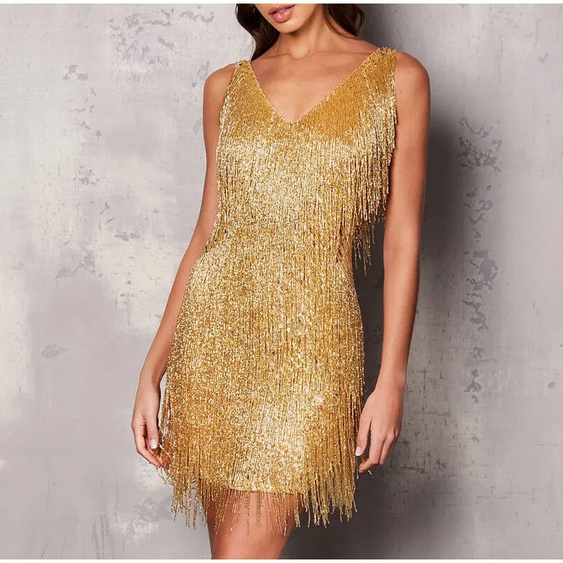 Robe a sequin femme